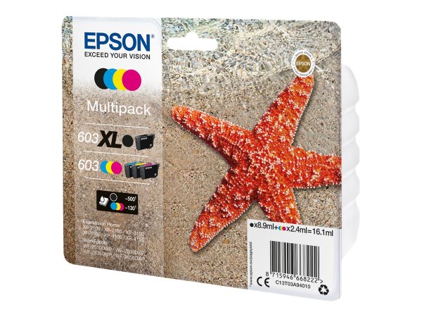 EPSON 1LB Multipack 4-colours 603 XL Black/Std. CMY