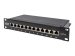 DIGITUS Cat.6A Patch Panel geschirmt 12-Port 1HE 25,4cm 10Zoll schwarz