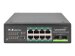 ASSMANN Industrieller 8-Port Gigabit PoE+ Switch mit 2 x SFP Uplink