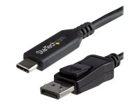 STARTECH.COM 5.9 ft 1.8m - USB-C to DisplayPort Adapter Cable - 8K 30Hz - HBR3 - USB-C Adapter - Thunderbolt 3 Compatible