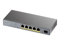 ZYXEL GS1350-6HP 6 Port managed CCTV PoE Switch long...