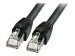 EFB RJ45 Patchkabel S/FTP Cat8.1 LSZH SCHWARZ 3,0m Aussendurchmesser 8mm Uebertragungsstandards 25Gbit 40Gbit