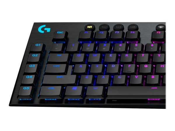 LOGITECH G915 LIGHTSPEED Wireless RGB Mechanical Gaming Keyboard - GL Tactile - CARBON - DEU - CENTRAL