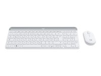 LOGITECH Slim Wireless Keyboard and Mouse Combo MK470 - OFFWHITE - DEU - CENTRAL