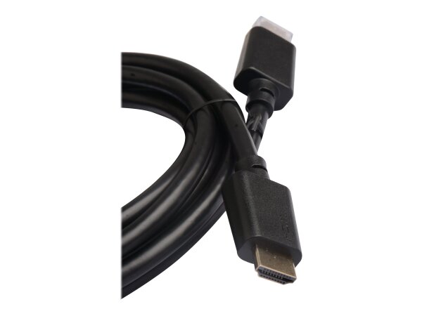 TECHLY HDMI 10K 8K 4K Video Kabel fuer Aufloesungen bis zu 10240x4320 SCHWARZ 2 Meter