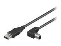 TECHLY USB2.0 Anschlusskabel Schwarz Stecker Typ-A auf...