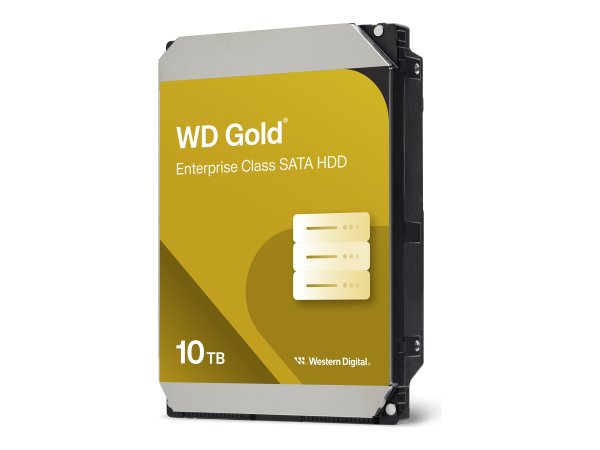 WD Gold 10TB HDD 7200rpm 6Gb/s sATA 256MB cache 8,9cm 3,5Zoll intern RoHS compliant Enterprise Bulk