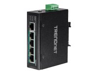 TRENDNET TI-PE50 DIN-Rail Switch 5-Port Industrial Fast...