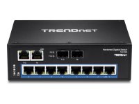 TRENDNET TI-G102 10Port Switch DIN-Rail Industrial Gigabit