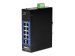 TRENDNET TI-G102i DIN-Rail Switch 10-Port Industrial Gigabit L2