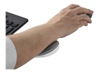 STARTECH.COM Handballenauflage - Ergonomische Handgelenkstütze für Büro - Handgelenkkissen - Gepolsterter Stoff - Silber