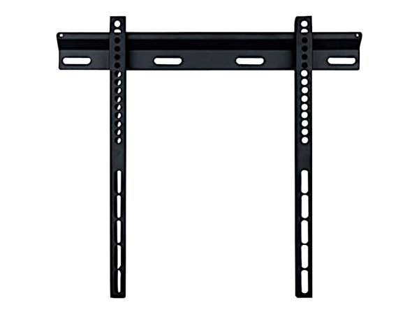 TECHLY Wandhalterung fuer 1 LCD TV LED 23-55 58,42cm-139,7cm Ultra Slim neigbar bis 12 Grad  Tragkraft 45 Kg Tiefe 22mm schwarz