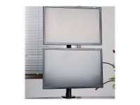 TECHLY Schreibtischhalterung fuer 2 LCD TV LED 38,1cm-68,58cm 15-27Zoll vertikal mit Klemme