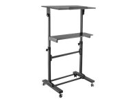 TECHLY Universal Trolley schwarz fuer Notebook oder...