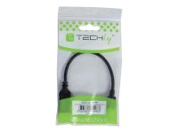 TECHLY Videokabel Splitter Stecker auf 2xHDMI Buchse 1xHDMI 19pol. Stecker auf 2xHDMI 19pol. Buchse Laenge 0,3m schwarz