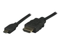 TECHLY HDMI High Speed mit Ethernet und Micro D...