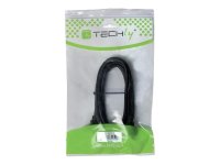 TECHLY Konverterkabel DisplayPort 1.2 auf HDMI schwarz 2m konvertiert das DisplayPort Signal in ein HDMI Signal