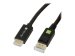 TECHLY Konverterkabel DisplayPort 1.2 auf HDMI schwarz 2m konvertiert das DisplayPort Signal in ein HDMI Signal