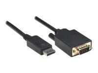 TECHLY DisplayPort Konverterkabel schwarz 3m  DisplayPort...