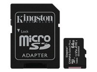 KINGSTON 64GB microSDXC Canvas Select Plus 100R A1 C10...