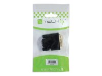 TECHLY Adapter HDMI Buchse auf DVI-D 24+1 dual Link Buchse schwarz vergoldete Kontakte