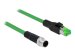 DELOCK Netzwerkkabel M12 4 Pin D-kodiert zu RJ45 Stecker PVC 2 m