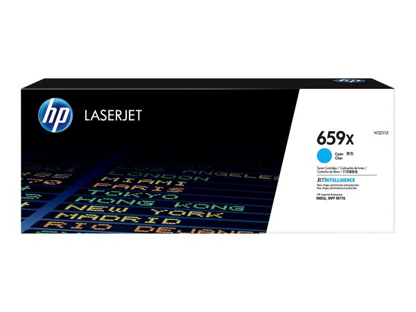 HP 659X High Yield Cyan Original LaserJet Toner Cartridge