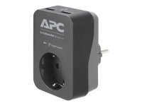 APC Essential SurgeArrest 1 Outlet 2 USB Ports Black 230V...