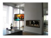 TECHLY Boden/Deckenhalter fuer TV 93,98cm bis 177,80cm...