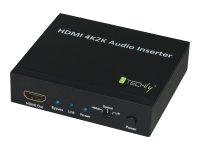 TECHLY HDMI/DVI Audio Inserter Konverter schwarz...