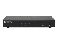 TECHLY KVM Switch Display Port 1.2 2-Port Hub und Audio...