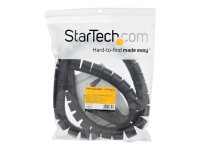 STARTECH.COM 1.5m 4.9ft Cable Management Sleeve - Spiral - 1.8inch 45mm Diameter - W/ Cable Loading Tool CMSCOILED3