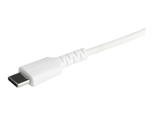 STARTECH.COM USB-C auf Lightning-Kabel 2m Apple Mfi zertifiziert iPhone Ladekabel Aramidfaser weiss RUSBCLTMM2MW