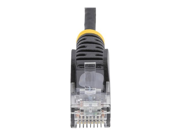 STARTECH.COM 3m CAT6 Cable - Black Slim CAT6 Patch Cable - Snagless RJ45 Connectors - LSZH - 28 AWG Copper Wire