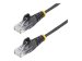 STARTECH.COM 3m CAT6 Cable - Black Slim CAT6 Patch Cable - Snagless RJ45 Connectors - LSZH - 28 AWG Copper Wire