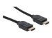 MANHATTAN Premium HDMI-Kabel mit Ethernet-Kanal 4K60Hz 18 Gbit/s Bandbreite HDMI-Stecker auf HDMI-Stecker geschirmt schwarz 5m