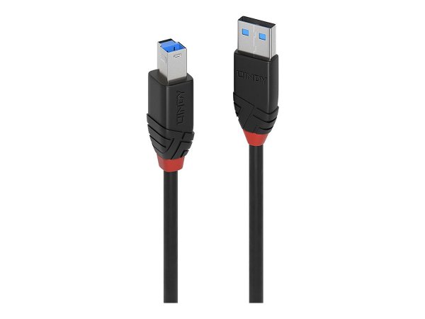 LINDY 10m USB 3.0 Aktivkabel Slim USB Typ A Stecker an USB Typ B Stecker