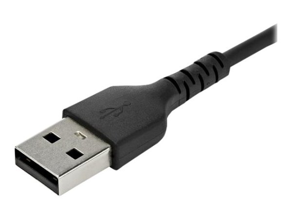 STARTECH.COM 1m USB 2.0 auf USB-C Kabel - Hochwertiges USB 2.0 Kabel - USB-Kabel - Schwarz - Aramidfaser