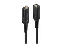 LINDY 20m Fibre Optic Hybrid Micro-HDMI 18G Cable with...