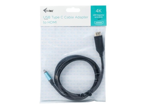 I-TEC USB C HDMI Kabel Adapter 4K 60 Hz 200cm kompatibel mit Thunderbolt 3