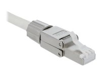 DELOCK RJ45 Stecker Cat.6A STP werkzeugfrei