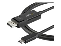 STARTECH.COM 2m USB-C auf DisplayPort-Kabel - 4K 60Hz - USB-C-Adapter - Thunderbolt 3-kompatibel - bidirektional