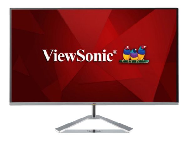 VIEWSONIC VX2476-SMH 60,45cm 23,8p 1920x1080 FHD 4ms VGA 2xHDMI speaker H178/V178 viewing angle SuperClear IPS silver bezel 3 sides