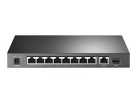 TP-LINK TL-SG1210P 10-Port Gigabit PoE+ Switch 8x Gigabit PoE+ Ports 1x Gigabit RJ45 Ports 1x Gigabit SFP Slots 802.3at/af