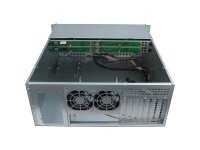 INTER-TECH IPC 4U-4408 Storage 48,26cm 19Zoll 4HE Storage Rackmount-Gehaeuse 8x 2,5 o. 3,5 ext. 4x 2,5 o. 3,5 int. o. PSU