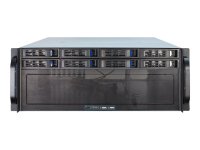 INTER-TECH IPC 4U-4408 Storage 48,26cm 19Zoll 4HE Storage Rackmount-Gehaeuse 8x 2,5 o. 3,5 ext. 4x 2,5 o. 3,5 int. o. PSU