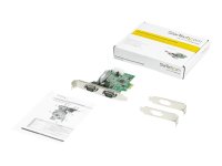 STARTECH.COM 2 Port PCI Express serielle Schnittstellenkarte - 16950 UART - 256-Byte-FIFO-Cache - Adapterkarte