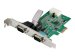 STARTECH.COM 2 Port PCI Express serielle Schnittstellenkarte - 16950 UART - 256-Byte-FIFO-Cache - Adapterkarte