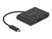 DELOCK USB Type-C Adapter zu HDMI 4K 30 Hz mit USB Typ-A und USB Type-C PD