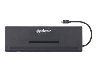 MANHATTAN 11-in-1-Dockingstation fuer 3 Monitore USB-C-St...